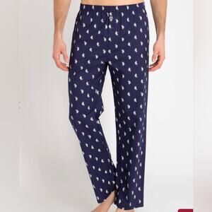 U.S. Polo Association Loungewear Logo Print Navy Blue Pants Men’s Size M